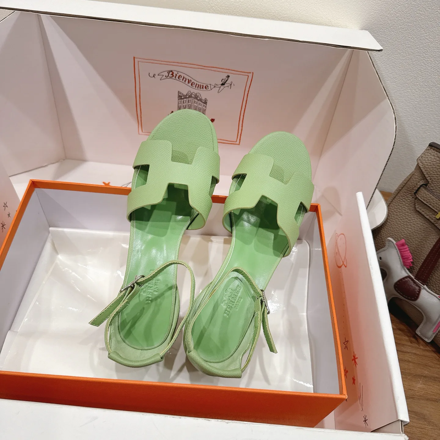 Босоножки Женские Hermes 2959544