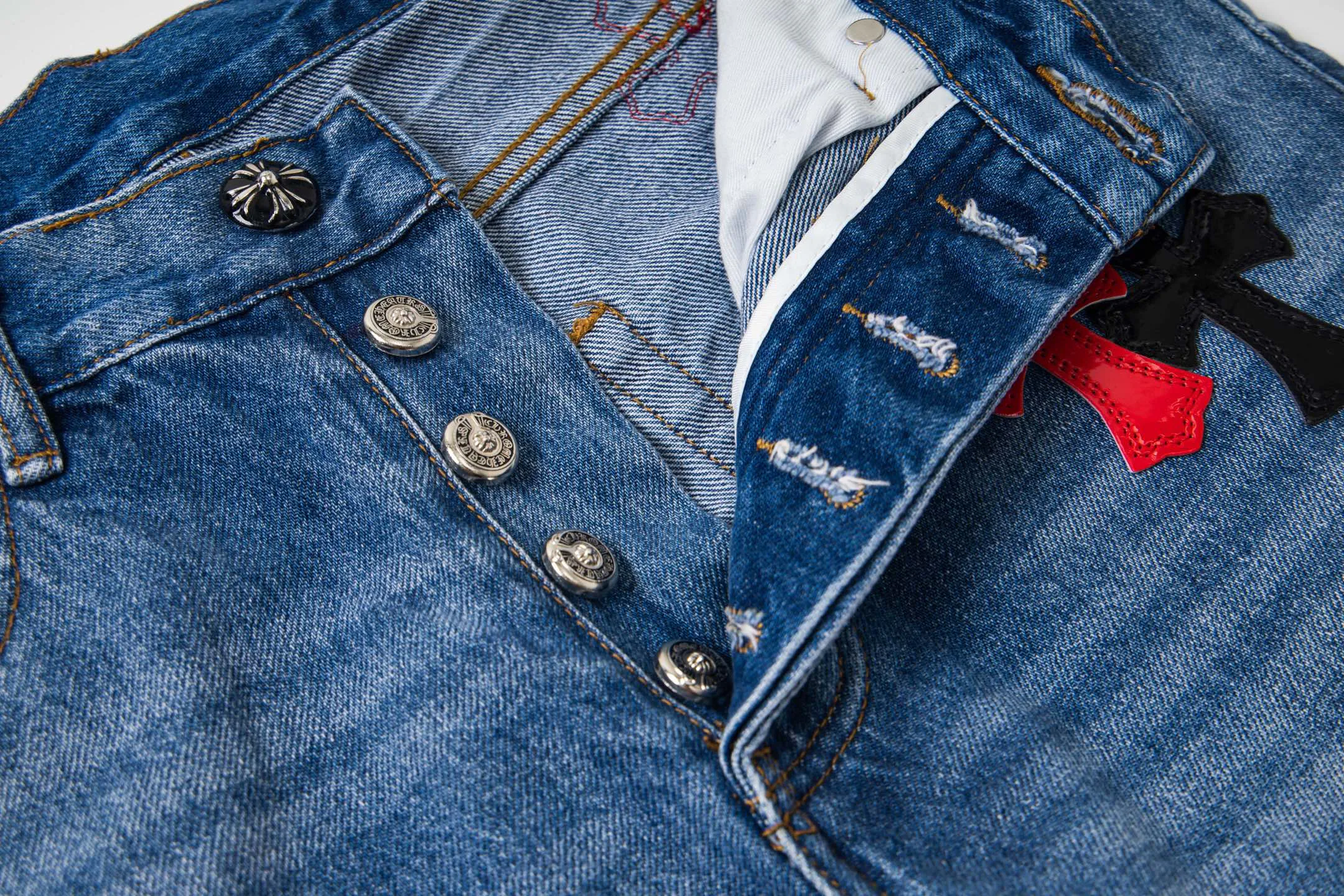 Джинсы Женские Chrome Hearts 11544977