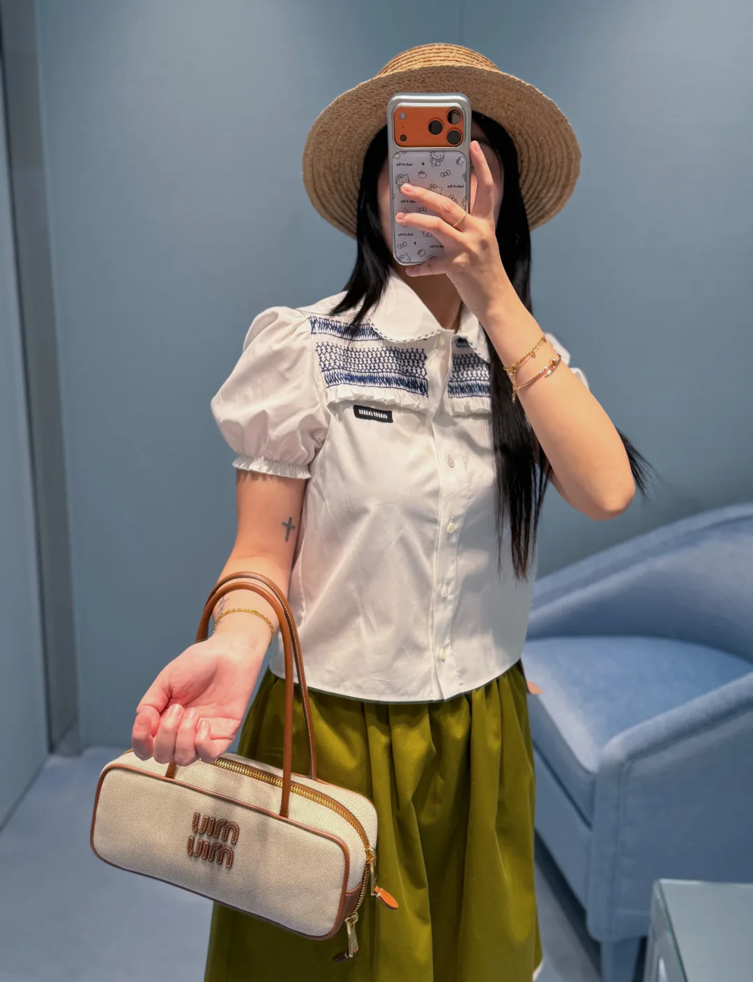 Рубашки Женские Miu Miu 17540836