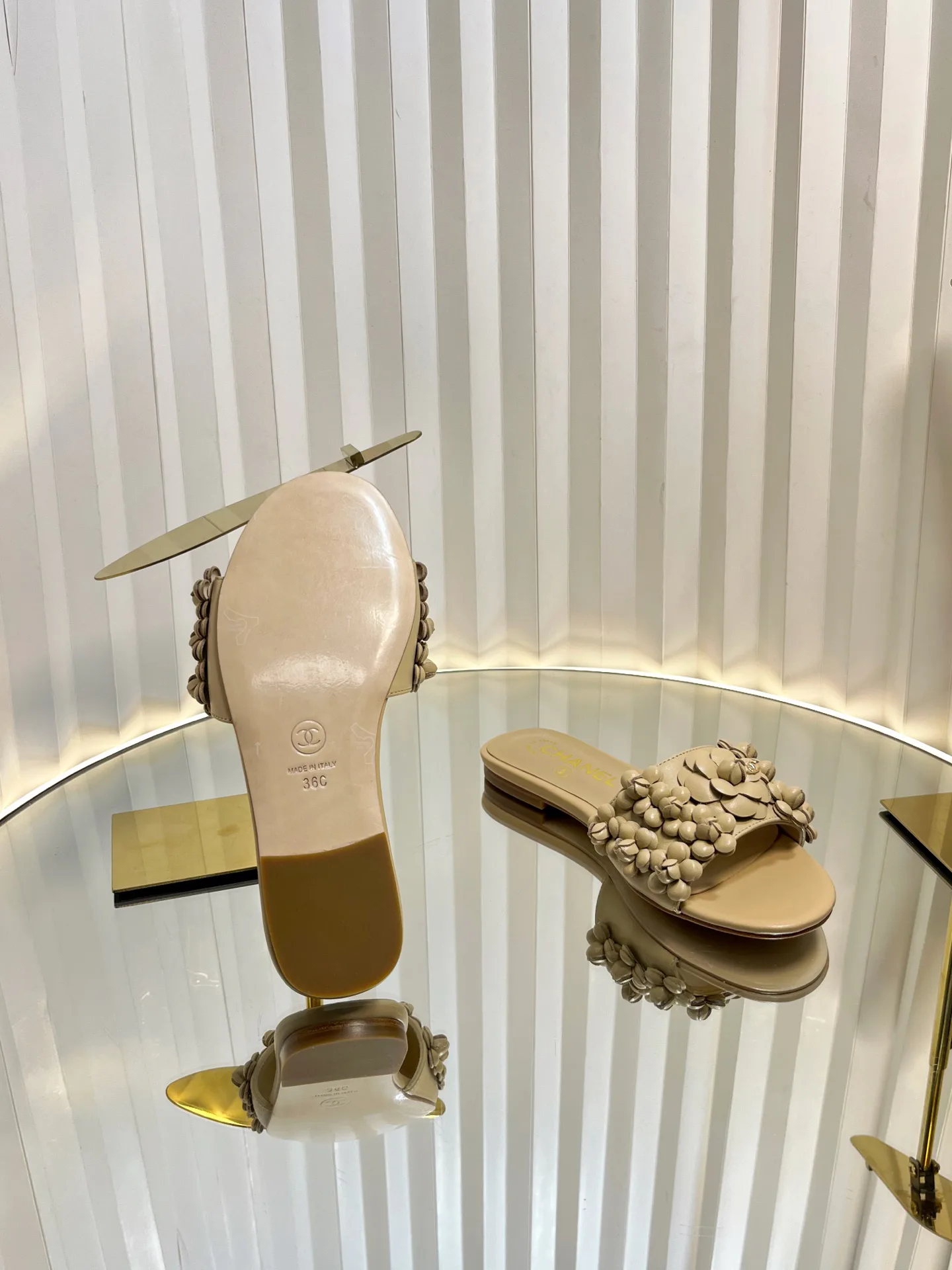 Шлепанцы Женские Chanel 15013