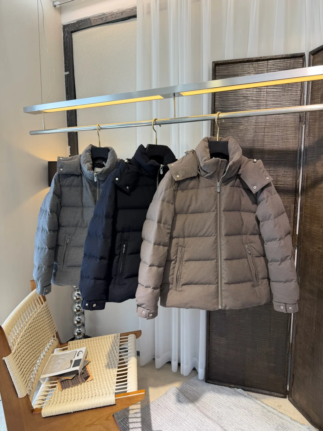 Куртки И Пуховики Мужские Brunello Cucinelli 18216748