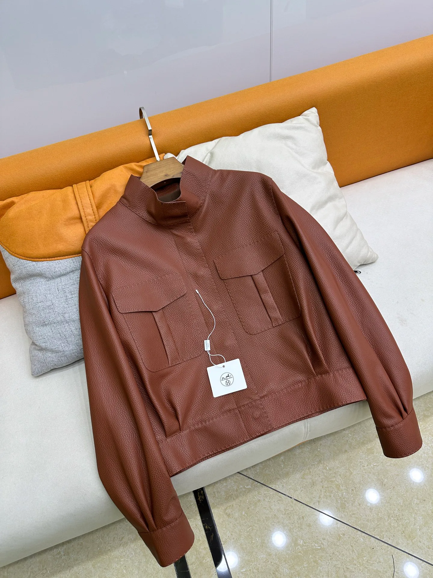 Кожаные Куртки И Дублёнки Женские Hermes 11187836