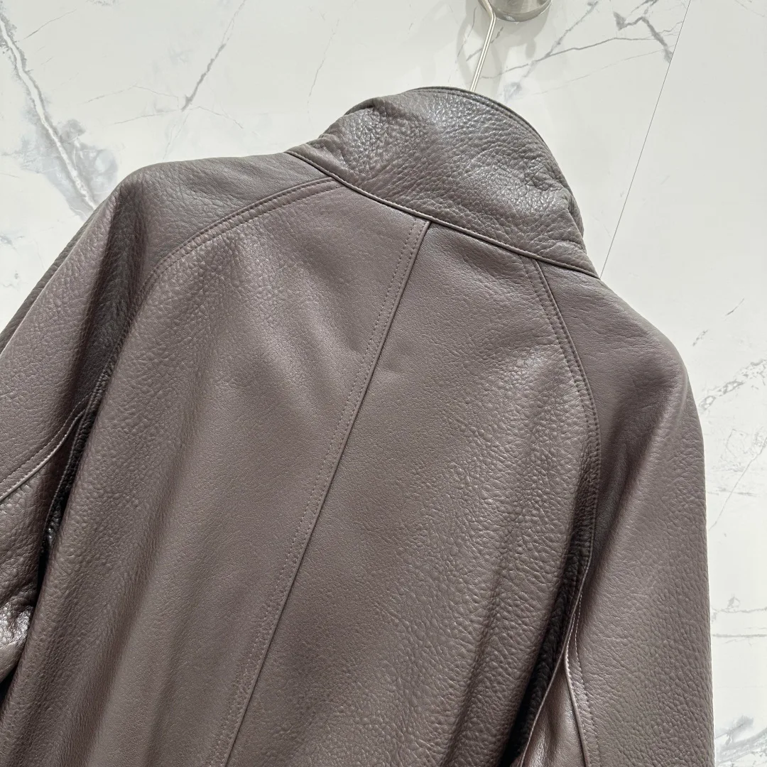 Кожаные Куртки И Дублёнки Женские Saint Laurent 18090111