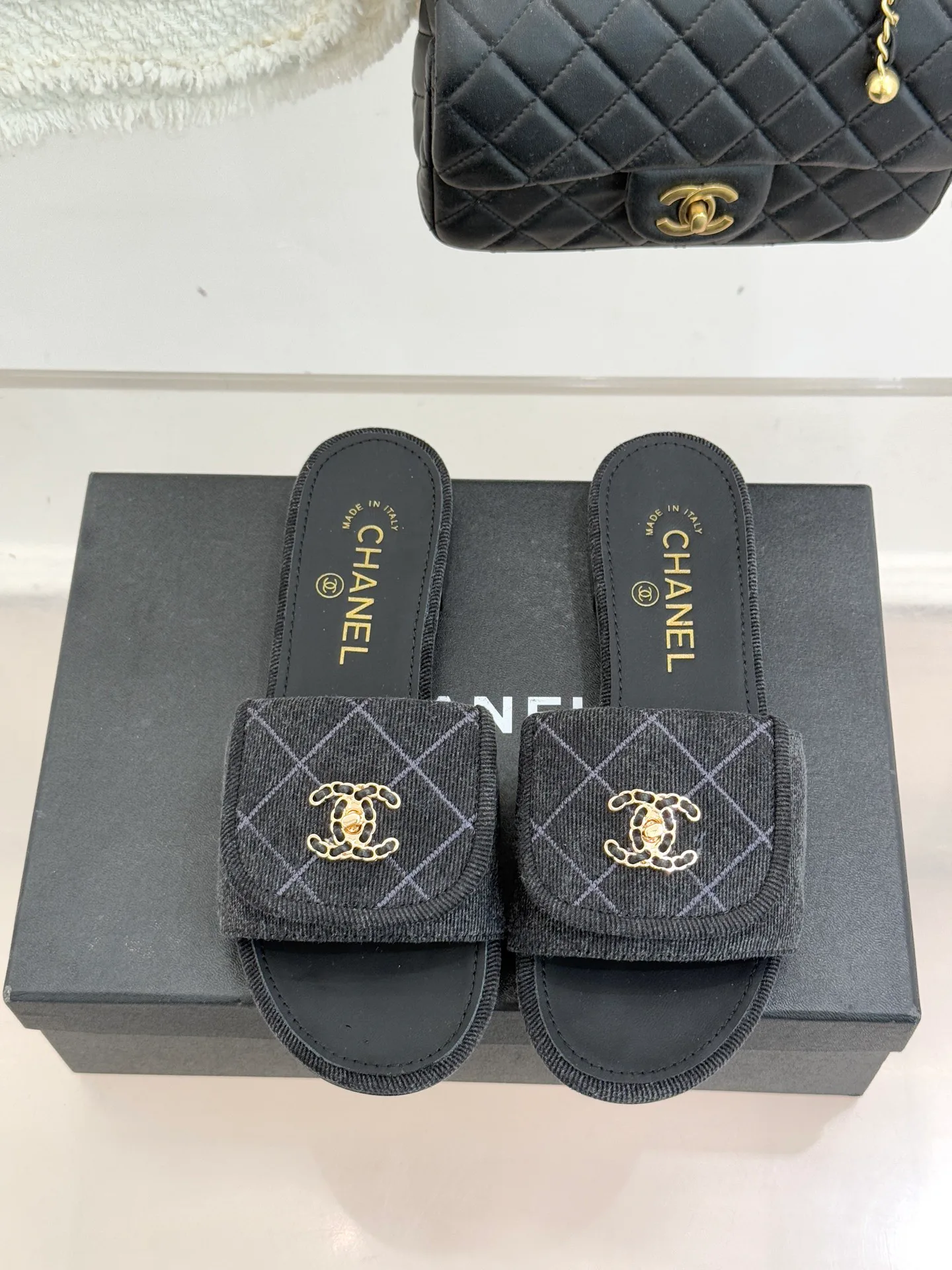 Шлепанцы Женские Chanel 9499382