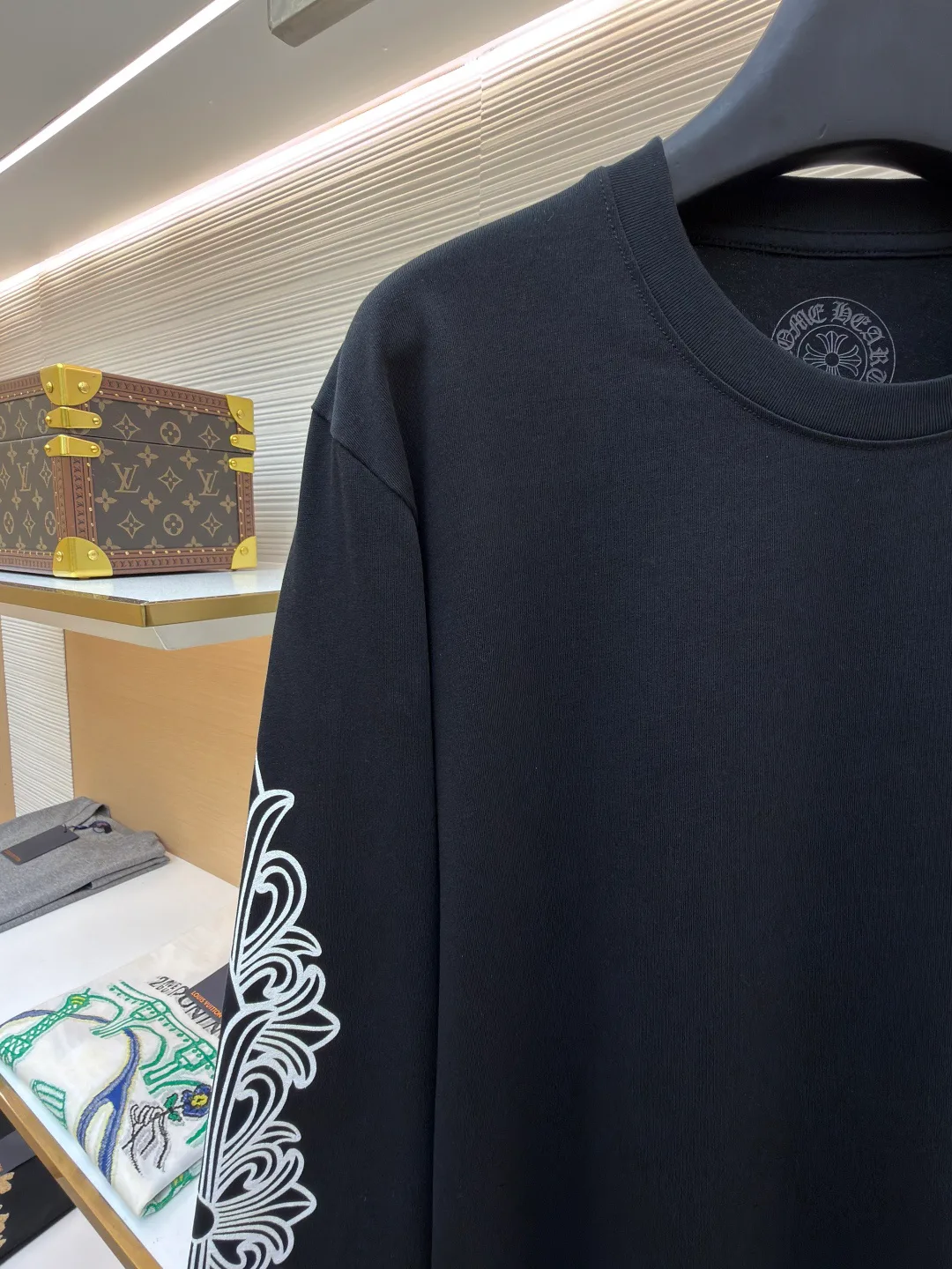 Лонгсливы Мужские Chrome Hearts 11399340