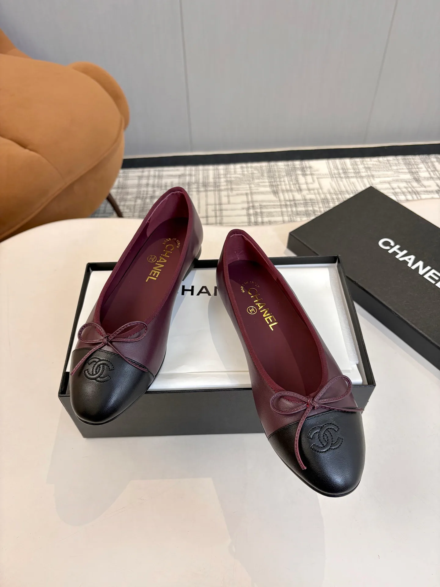 Балетки Женские Chanel 19559636