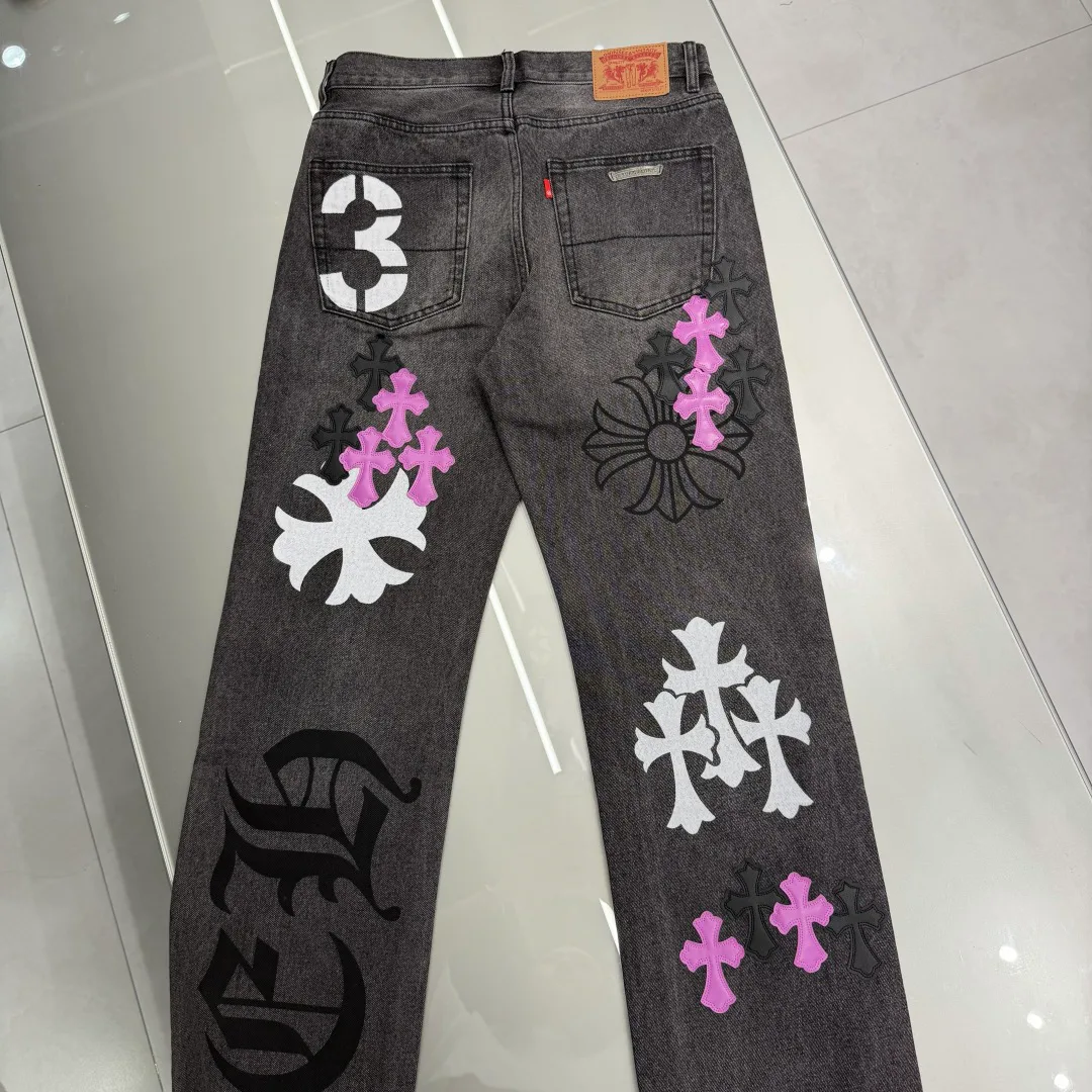 Джинсы Мужские Chrome Hearts 18278393
