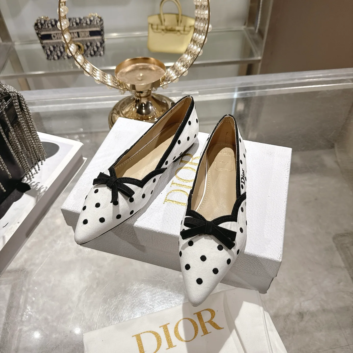 Балетки Женские Christian Dior 18025496