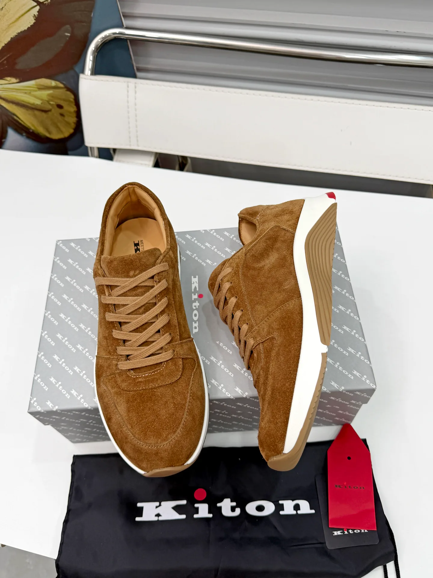 Кроссовки Мужские Kiton 17286656
