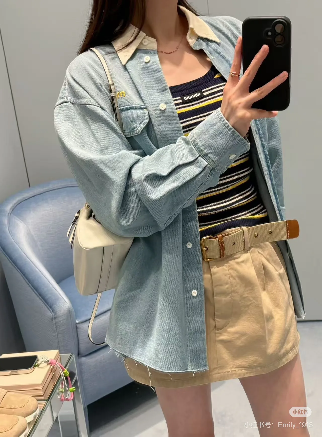 Рубашки Женские Miu Miu 11586401