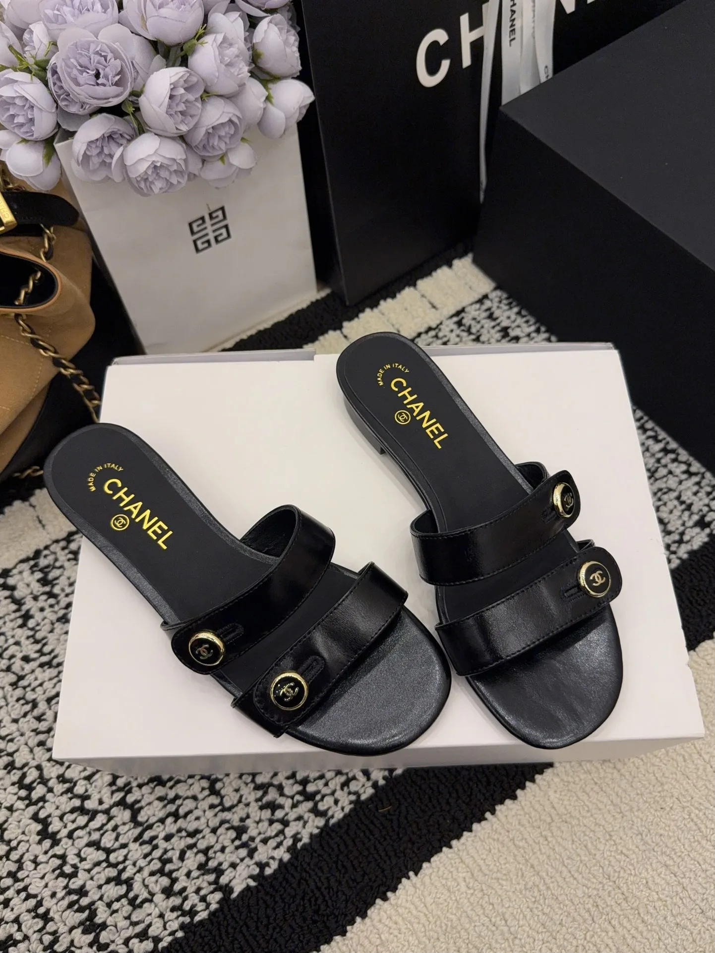 Шлепанцы Женские Chanel 403249