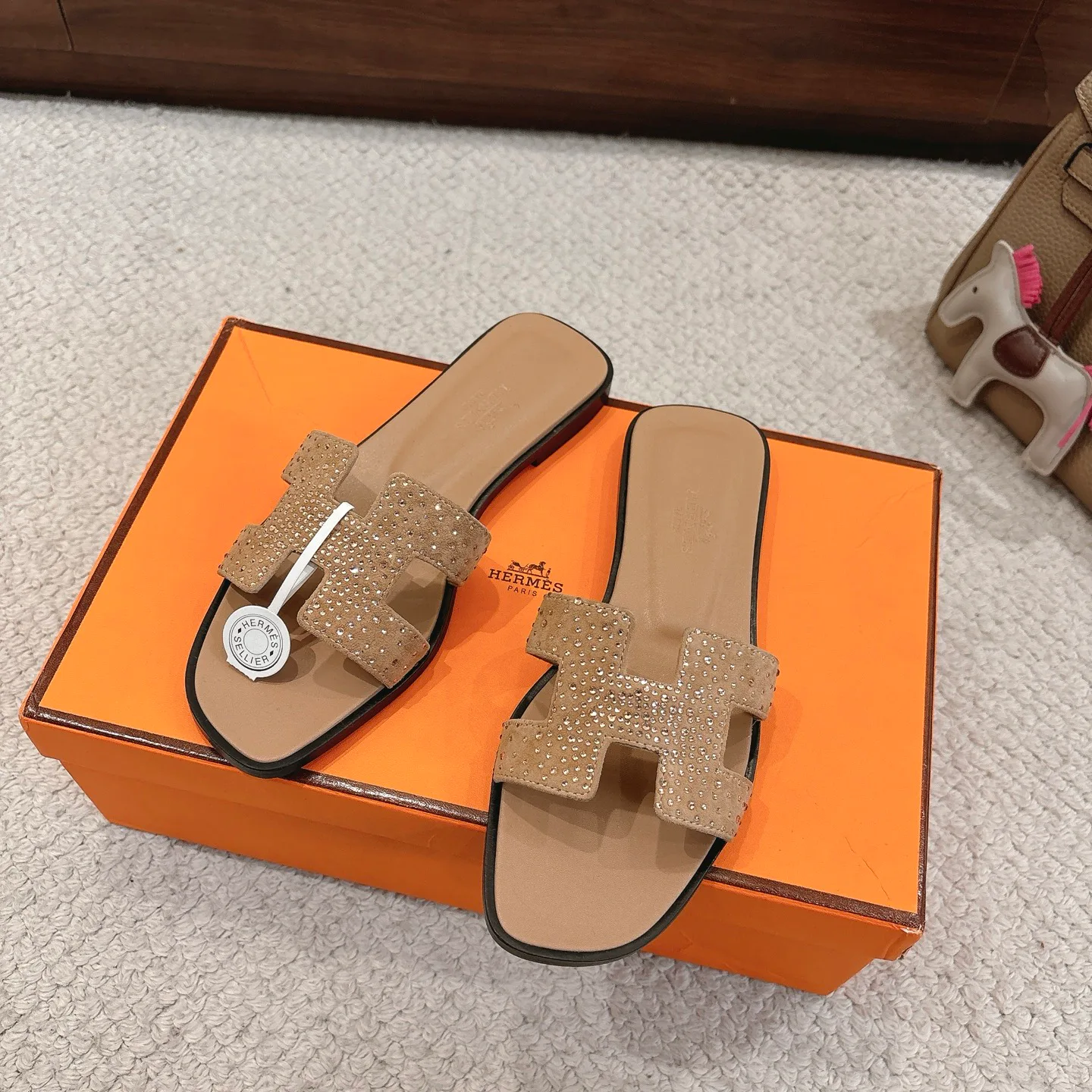 Шлепанцы Женские Hermes 11245952