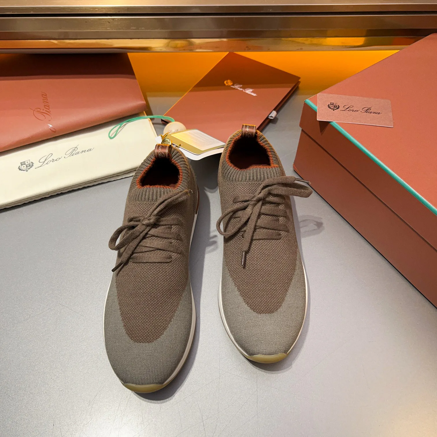 Кроссовки Мужские Loro Piana 18250763