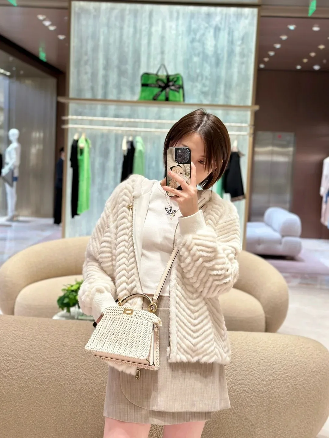 Куртки И Пуховики Женские Fendi 1065884