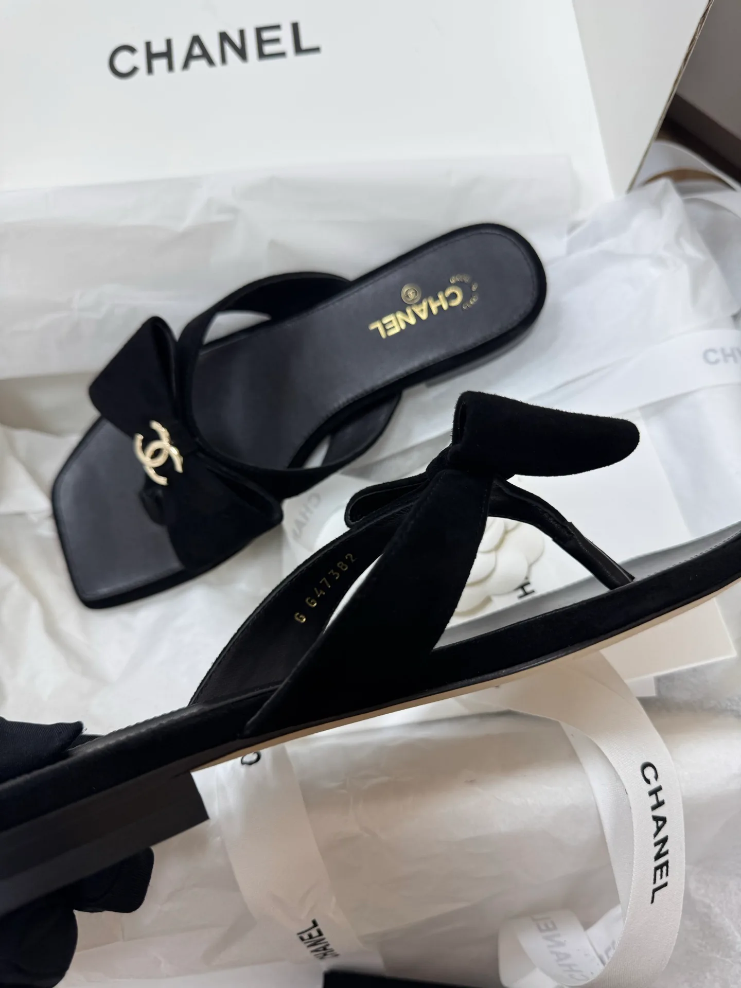 Шлепанцы Женские Chanel 17418253