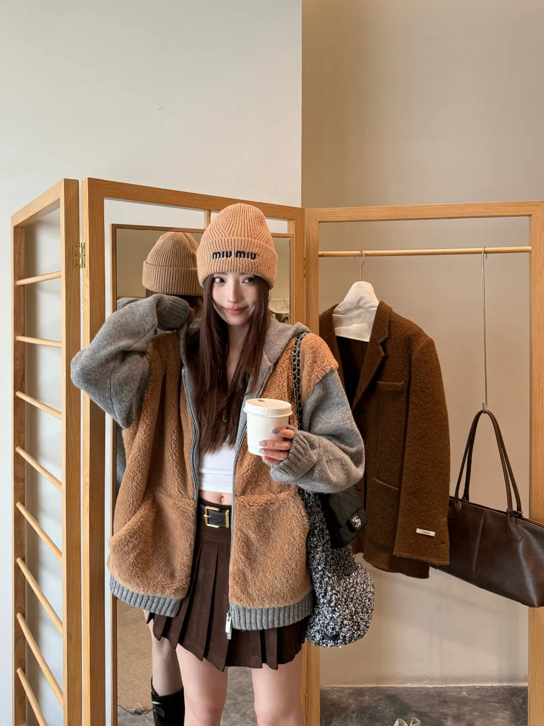 Куртки И Пуховики Женские Miu Miu 678875