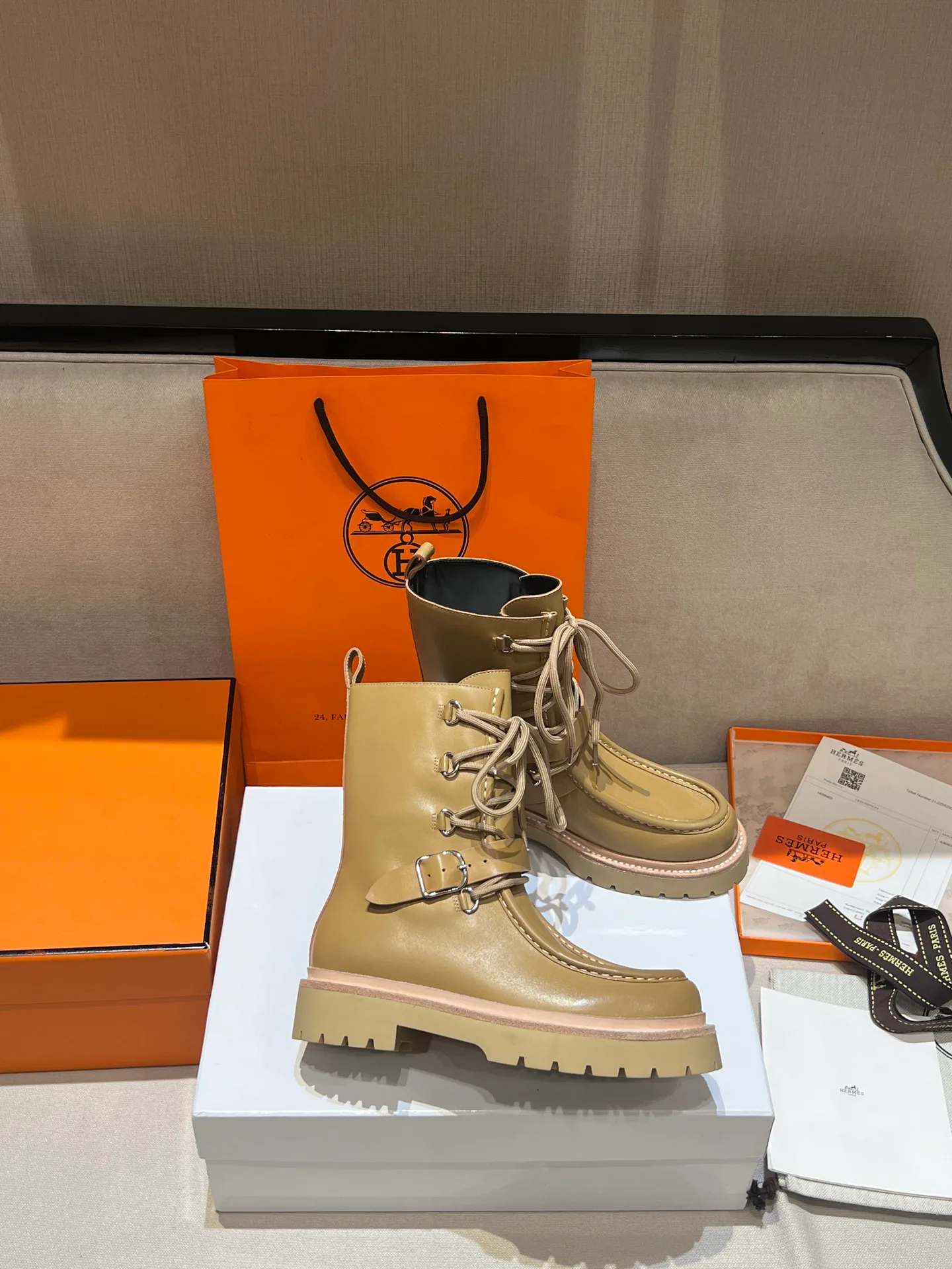 Ботинки Женские Hermes 253663