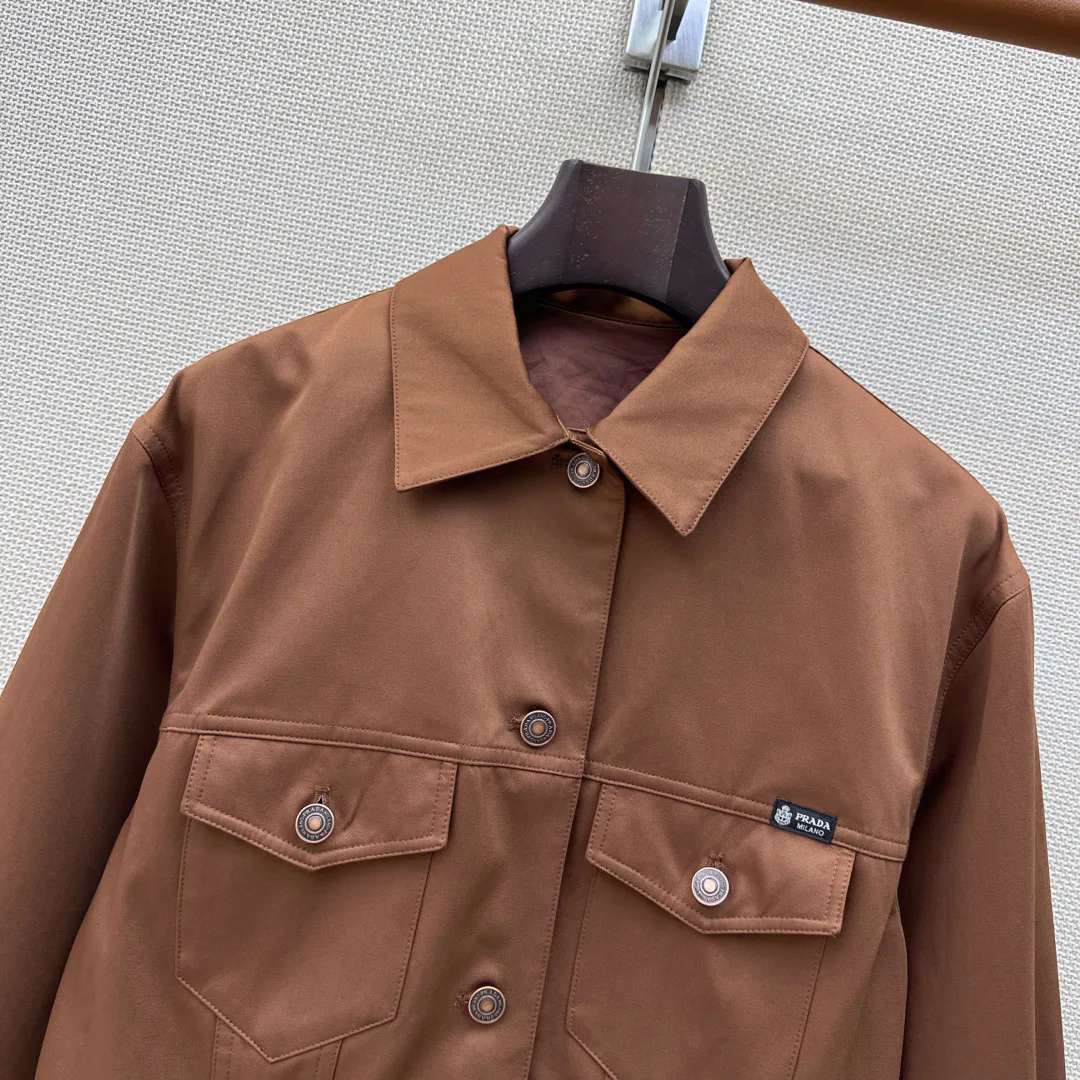 Куртки И Пуховики Женские Prada 18998644