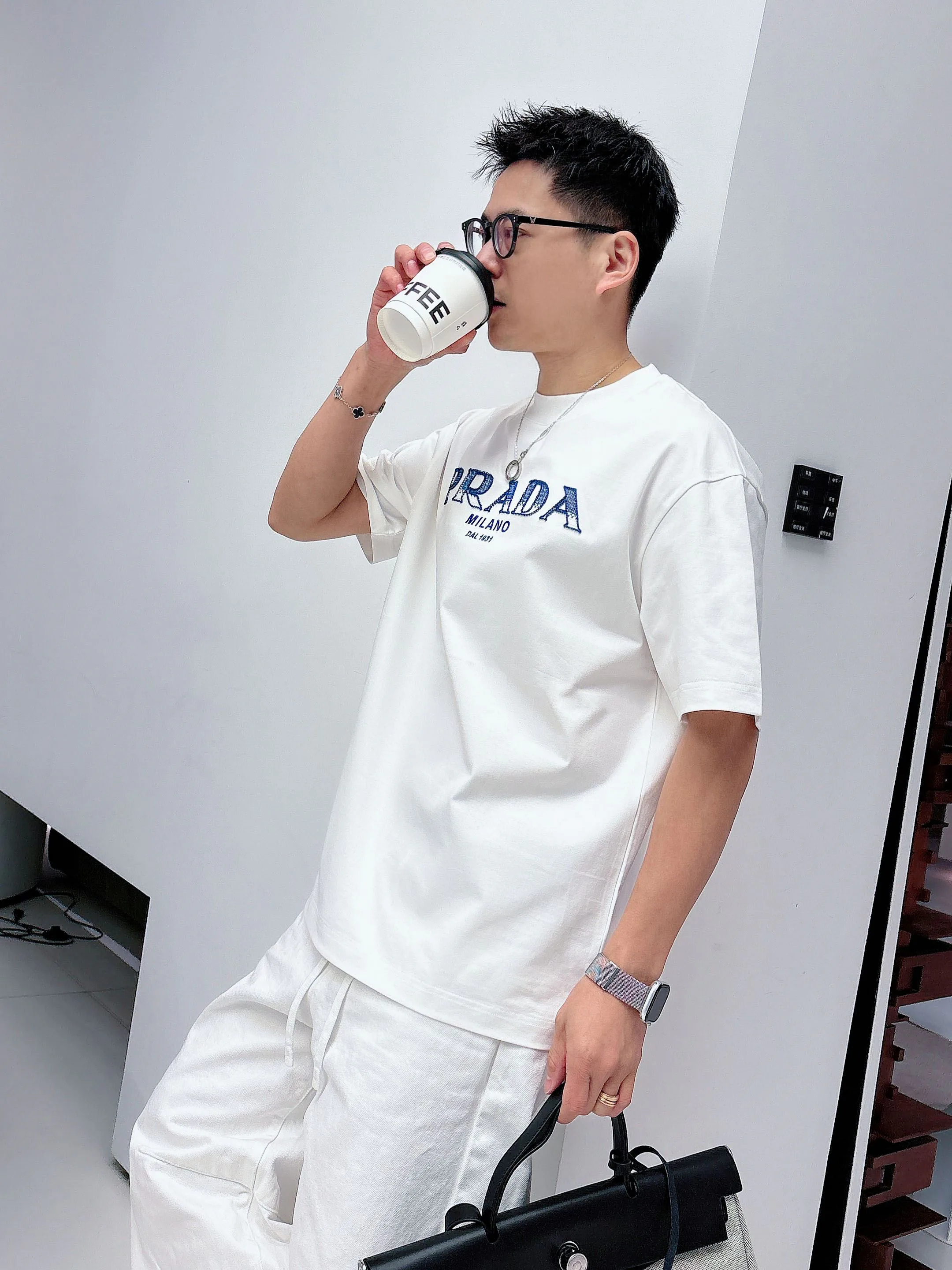 Футболки Мужские Prada 9465281