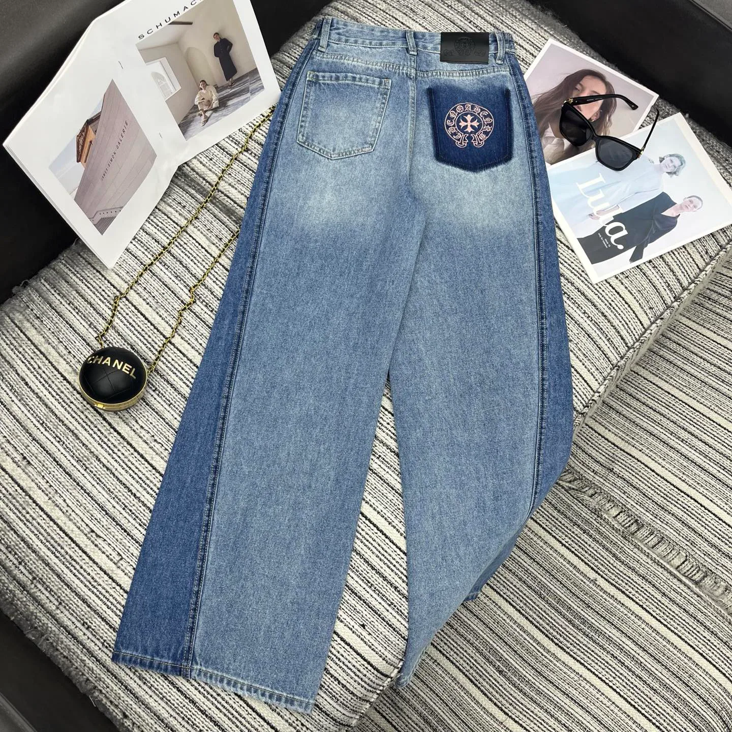 Джинсы Женские Chrome Hearts 1760535