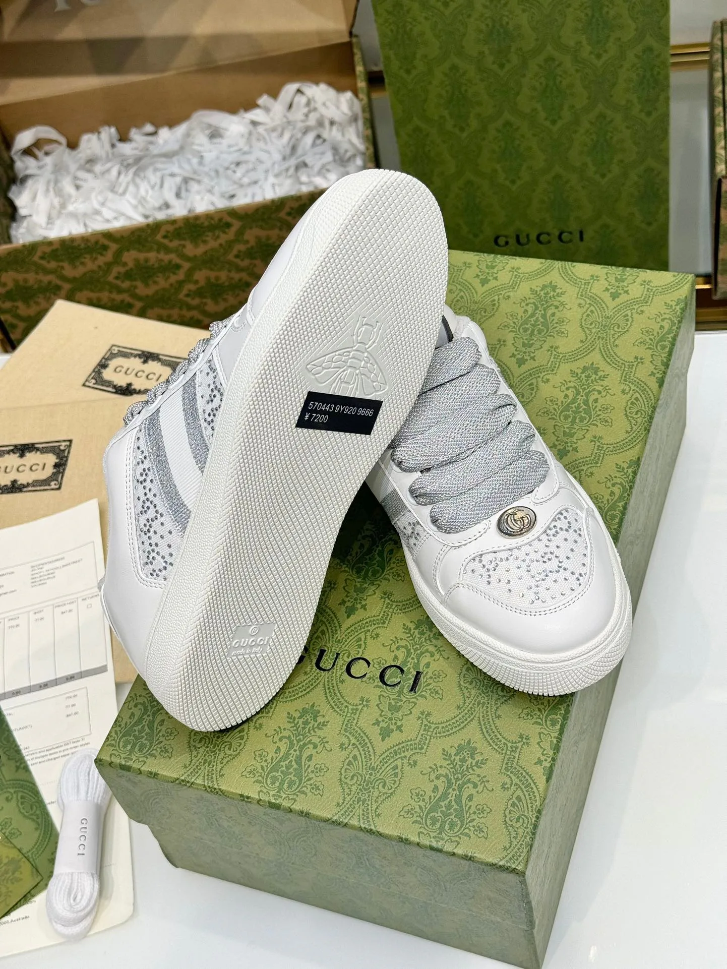 Кроссовки Женские Gucci 17620500