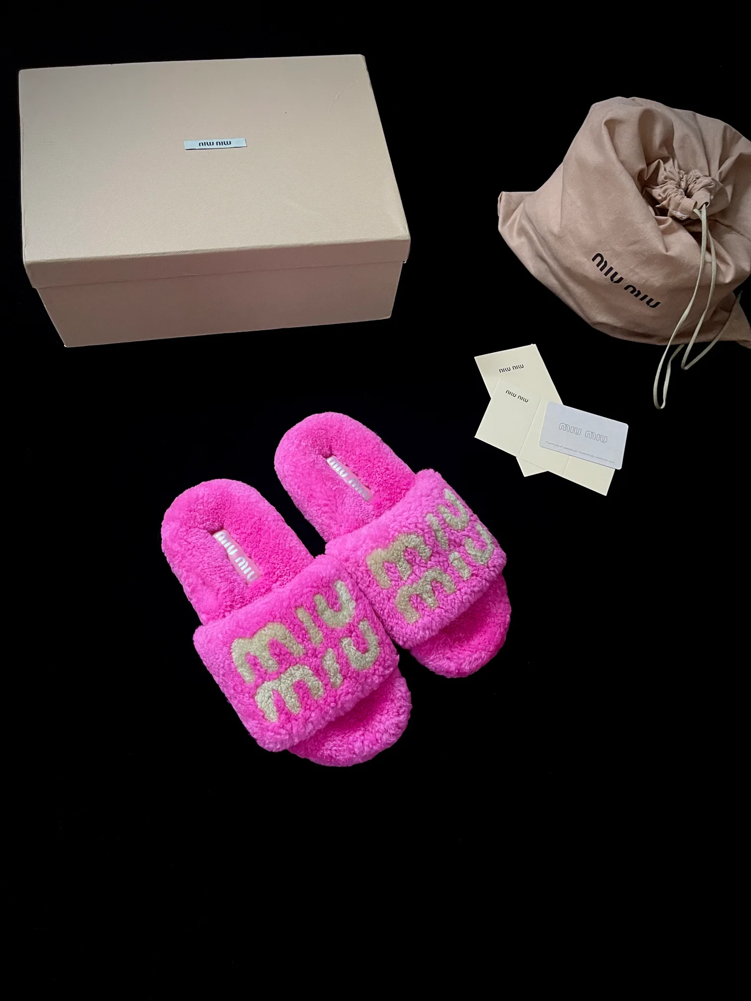 Тапочки Женские Miu Miu 189641