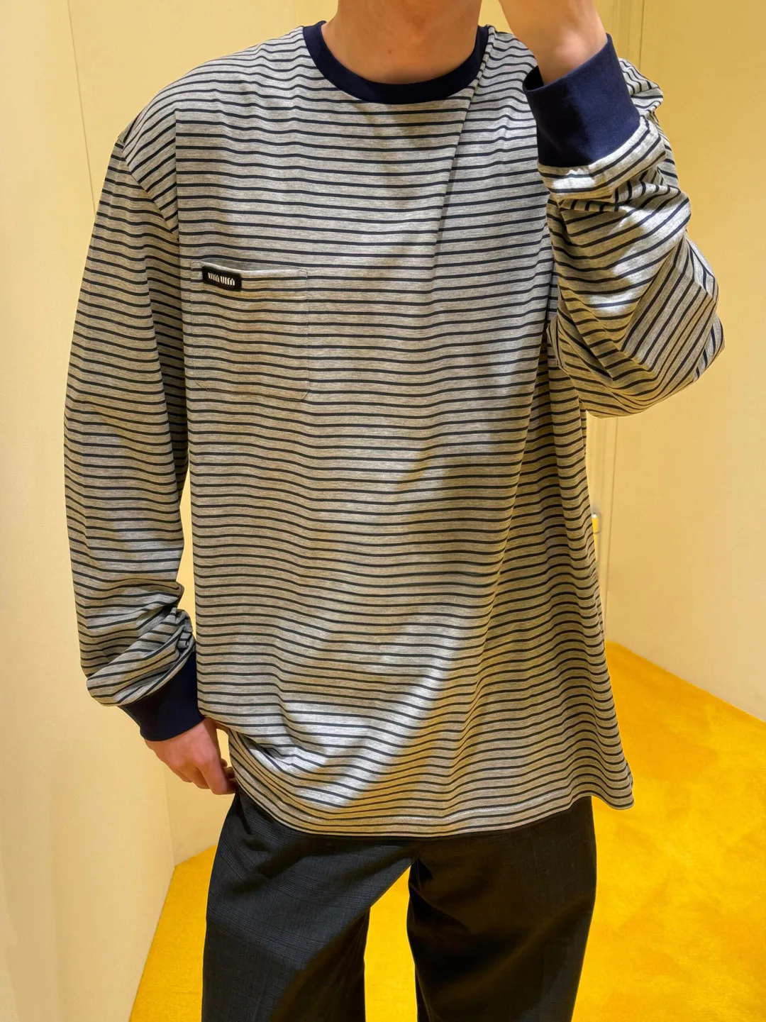 Лонгсливы Мужские Miu Miu 9226537