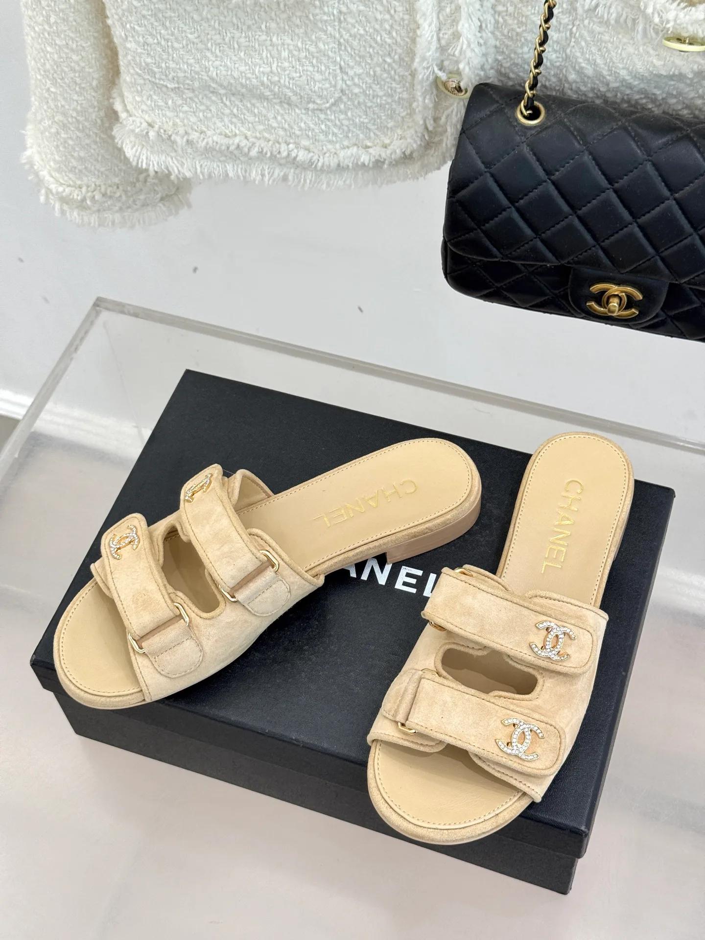 Шлепанцы Женские Chanel 1885754