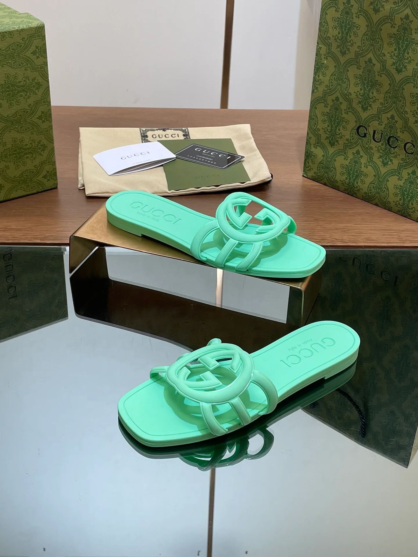 Шлепанцы Женские Gucci 15269