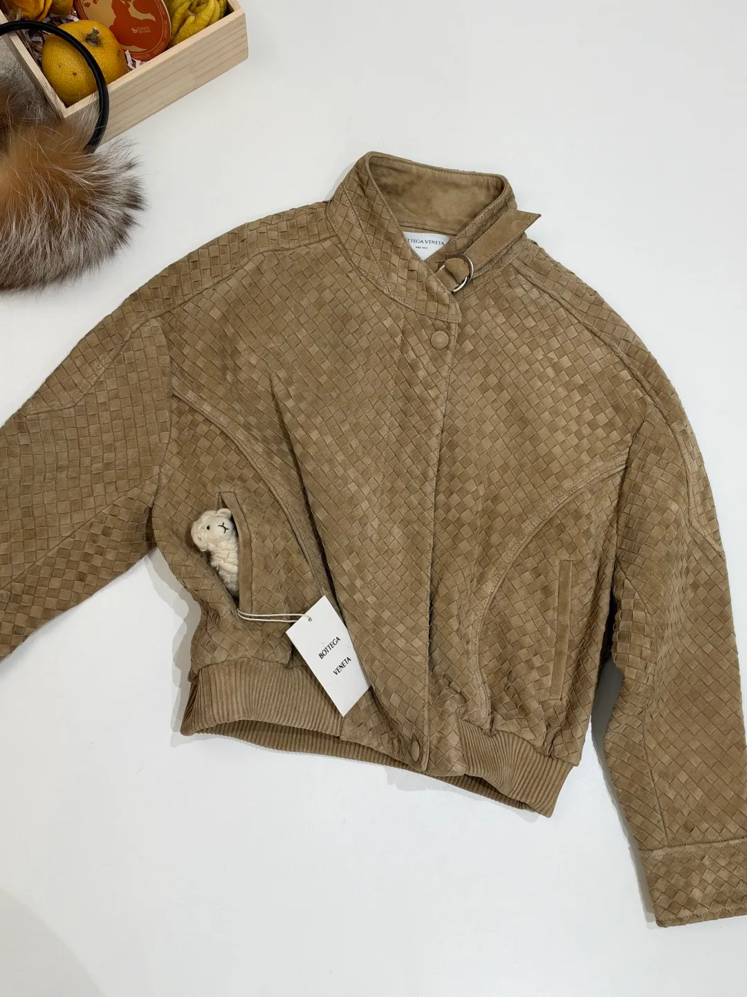 Кожаные Куртки И Дублёнки Женские Bottega Veneta 19001538