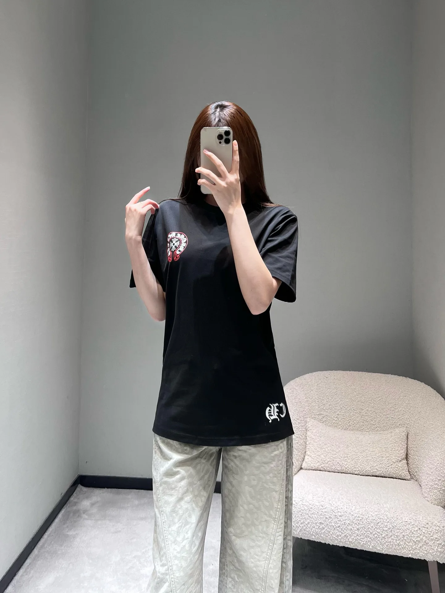 Футболки Женские Chrome Hearts 2707860