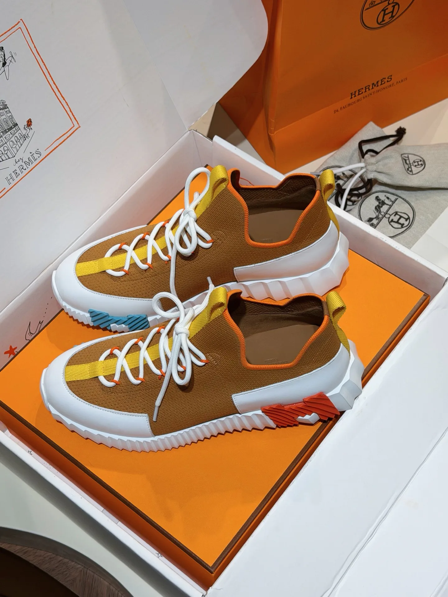 Кроссовки Женские Hermes 554603