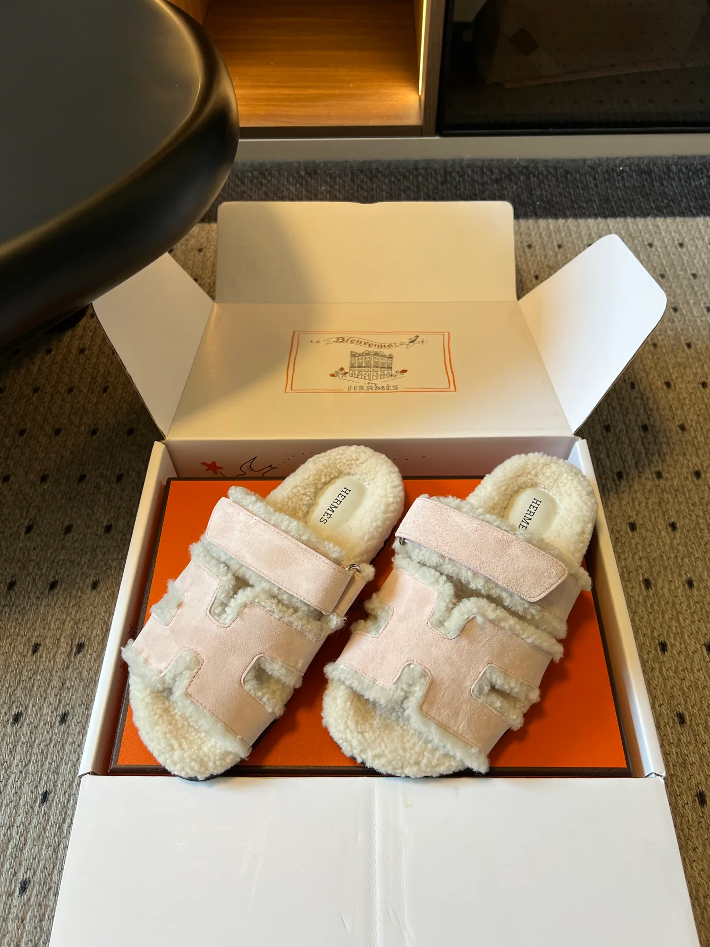 Тапочки Женские Hermes 18142797