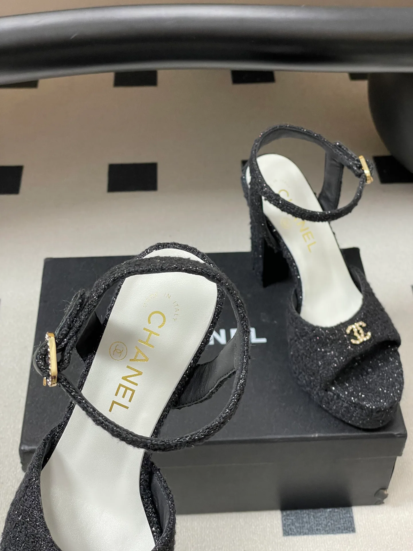 Босоножки Женские Chanel 13343875