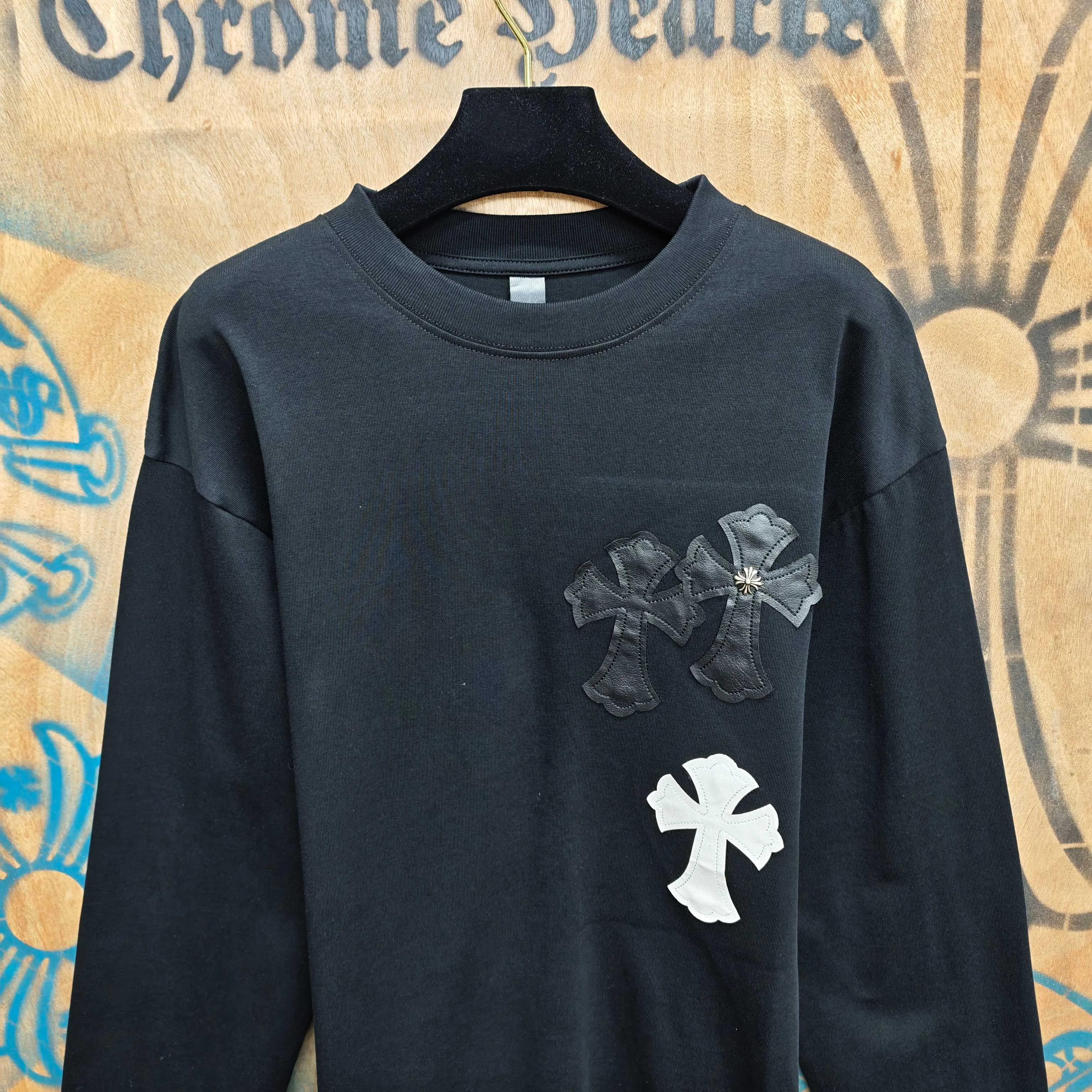 Лонгсливы Мужские Chrome Hearts 13311033