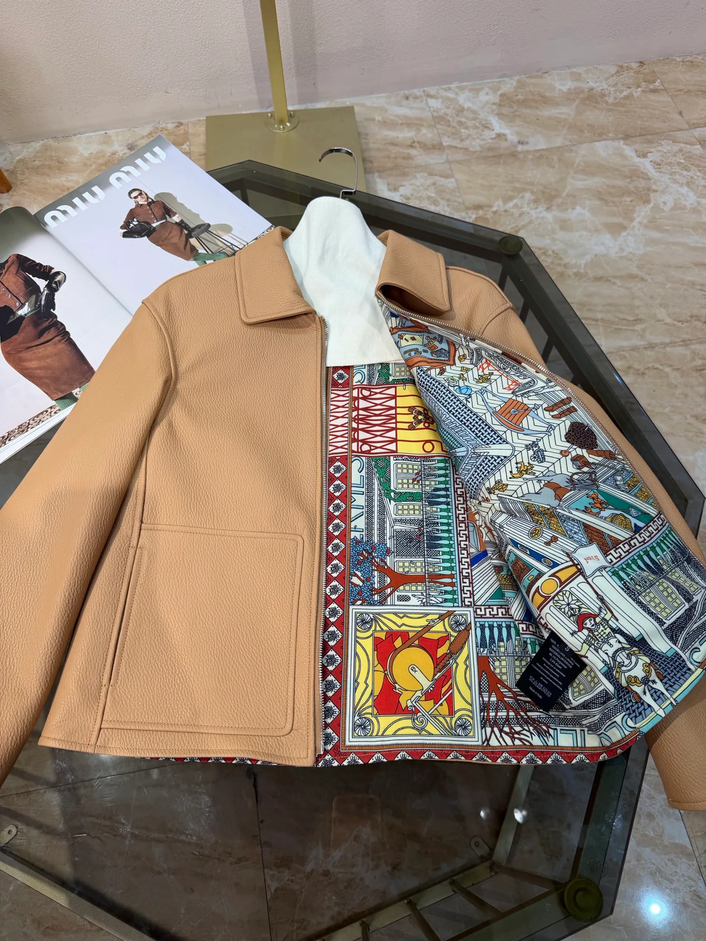 Кожаные Куртки И Дублёнки Женские Hermes 19253066