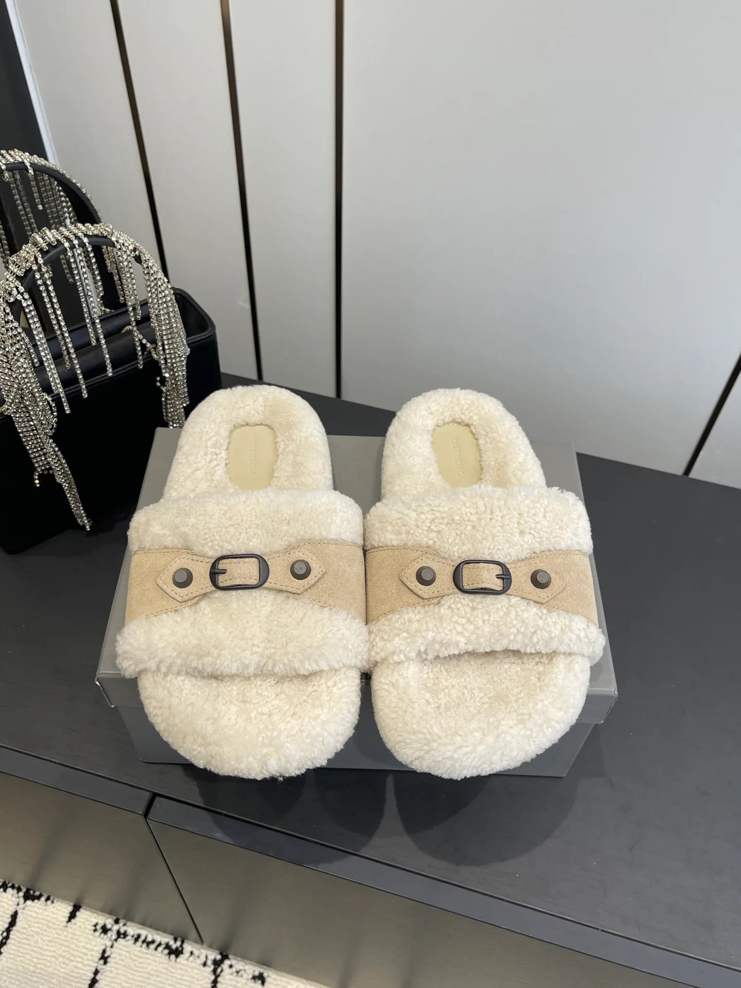 Тапочки Женские Balenciaga 489775