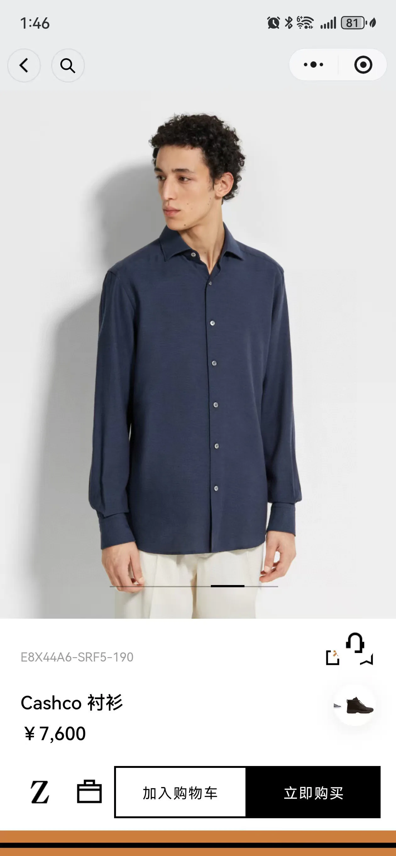 Рубашки Мужские Zegna 11551101
