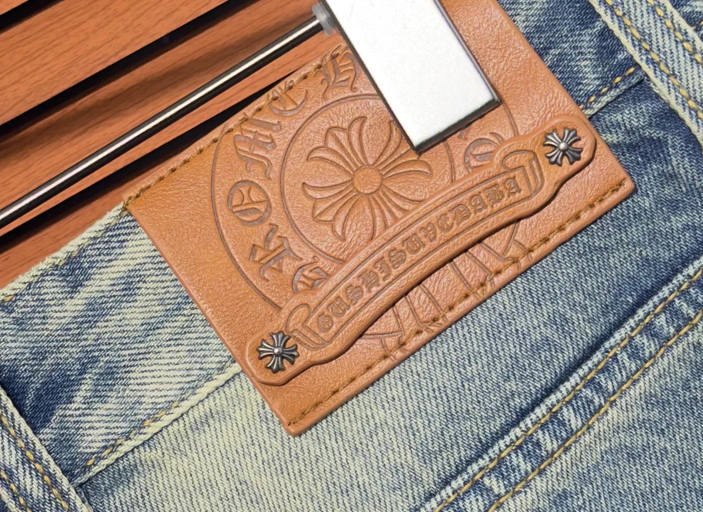Джинсы Мужские Chrome Hearts 18098302