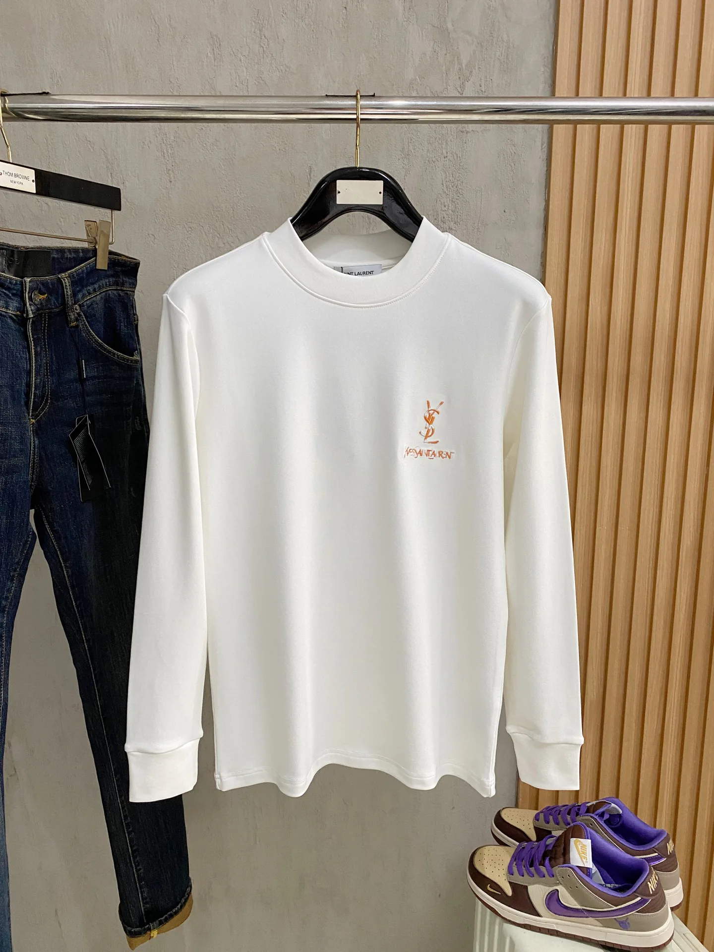 Лонгсливы Мужские Saint Laurent 1101259