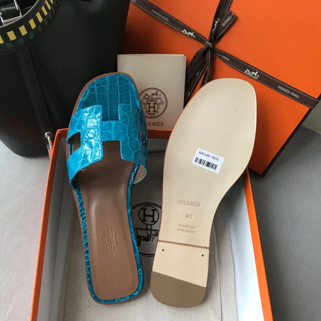 Шлепанцы Женские Hermes 3967568