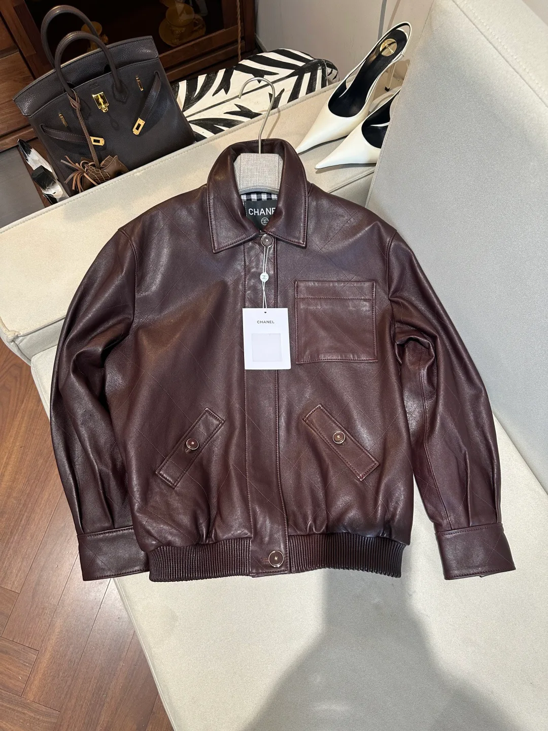 Кожаные Куртки И Дублёнки Женские Chanel 17088856
