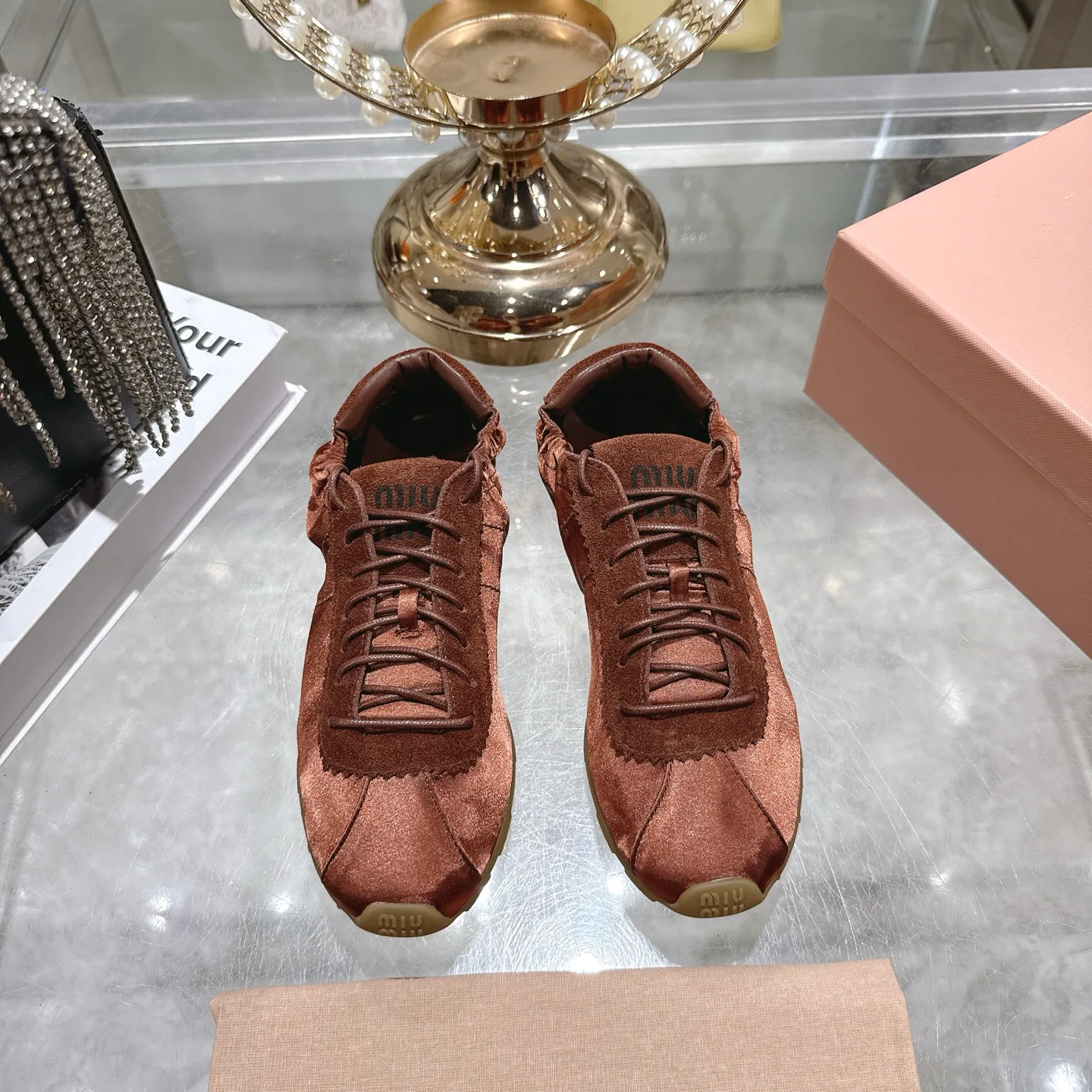 Кроссовки Женские Miu Miu 397934