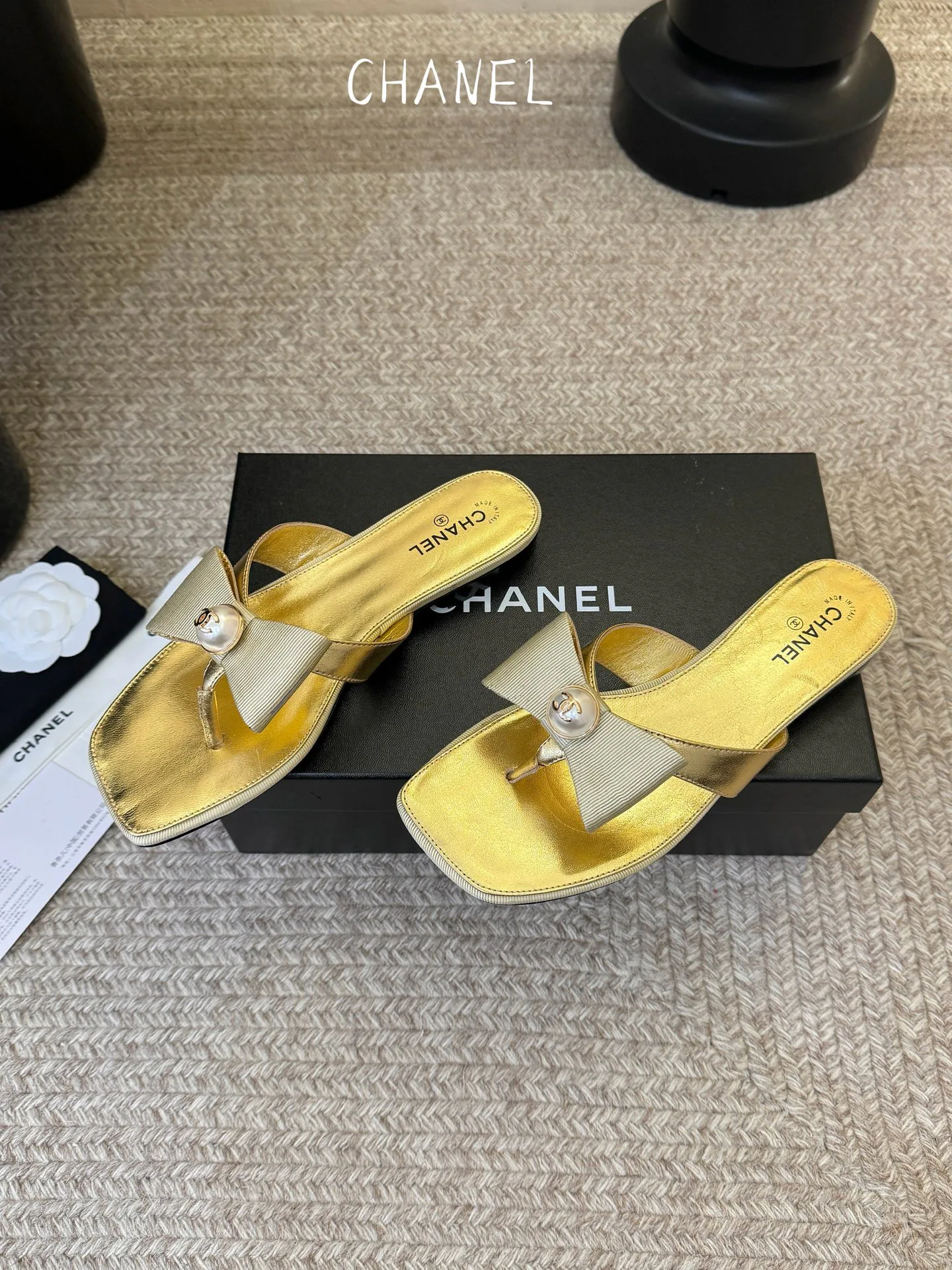 Шлепанцы Женские Chanel 17220371