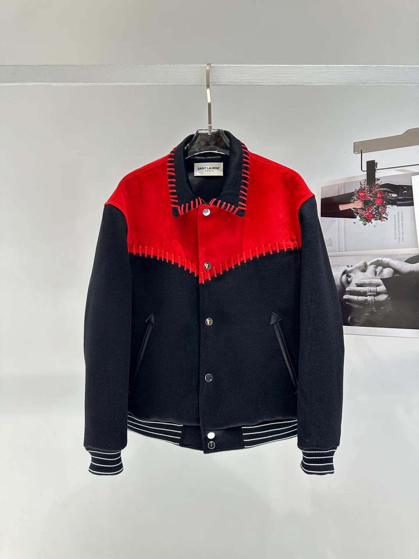 Кожаные Куртки И Дублёнки Мужские Saint Laurent 11181078