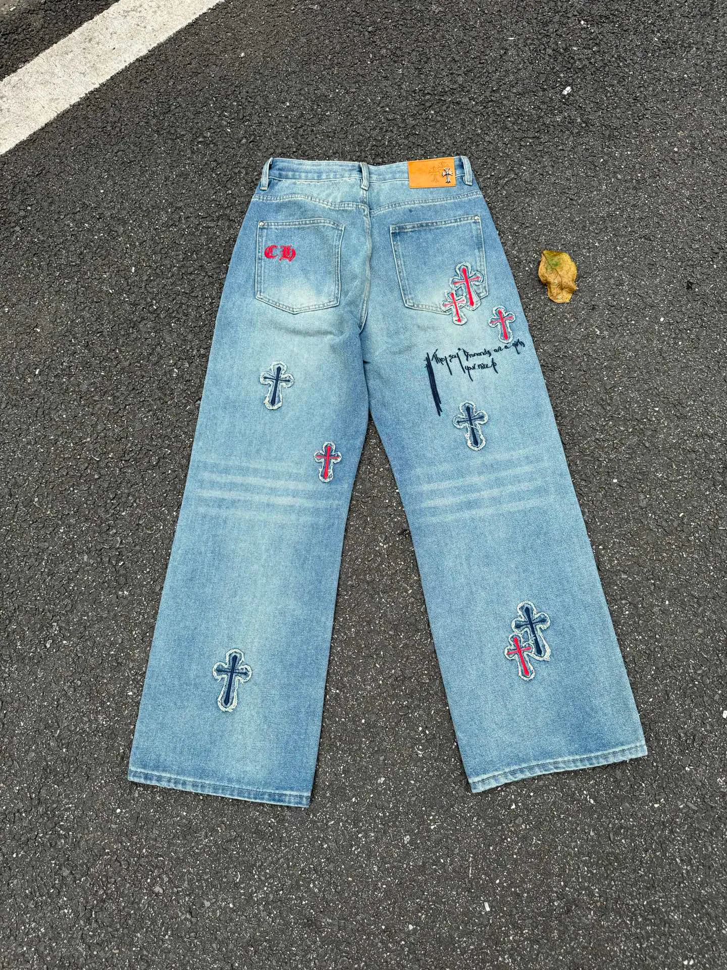 Джинсы Мужские Chrome Hearts 17489853