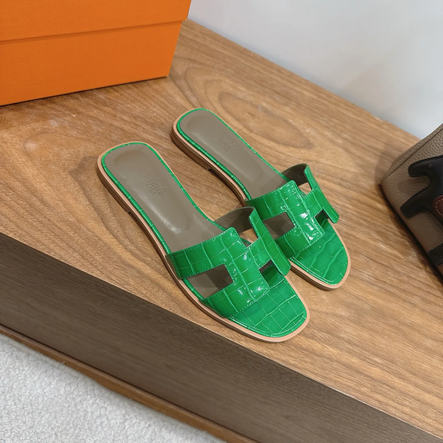 Шлепанцы Женские Hermes 1223565