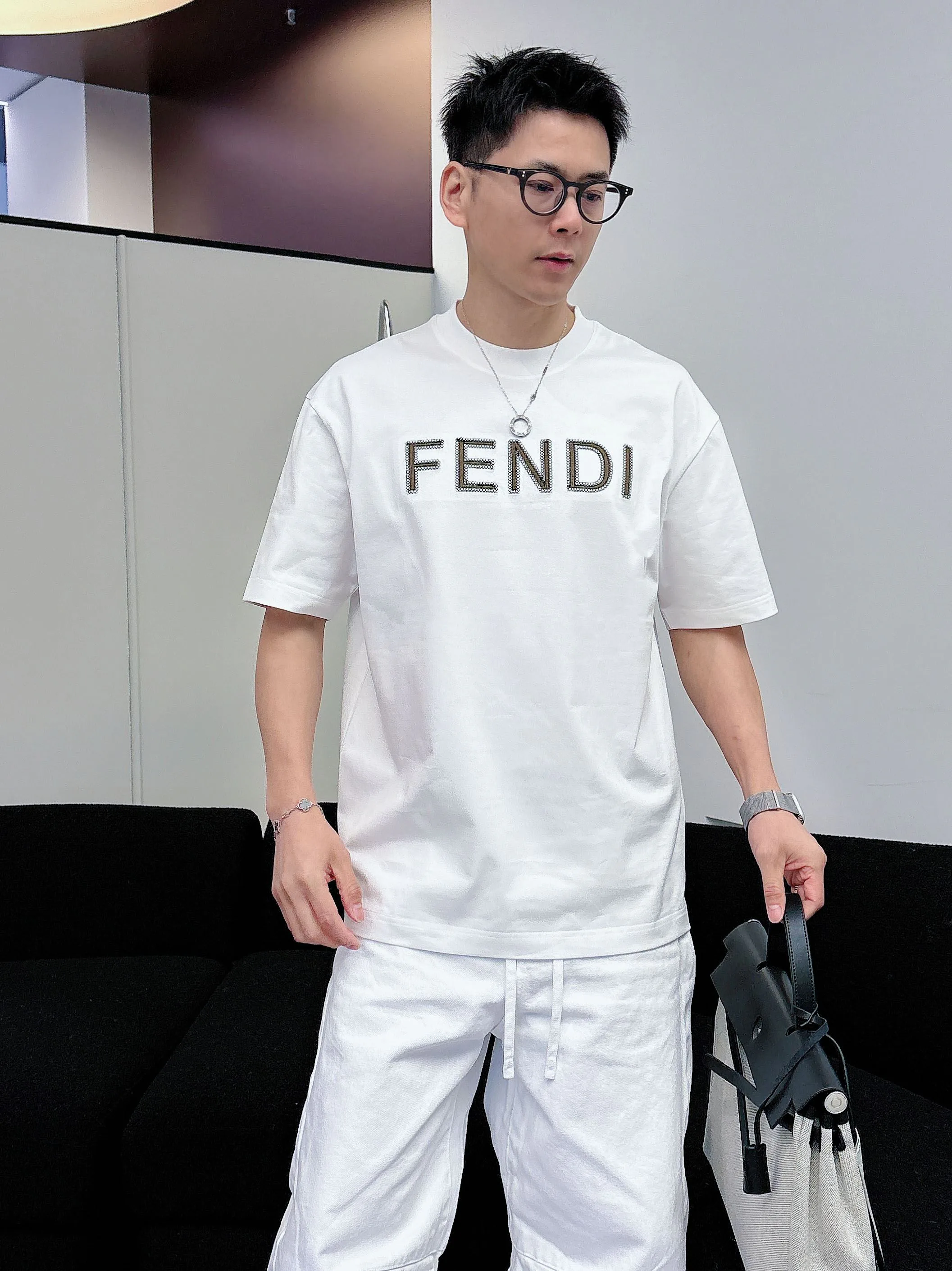 Футболки Мужские Fendi 9526534
