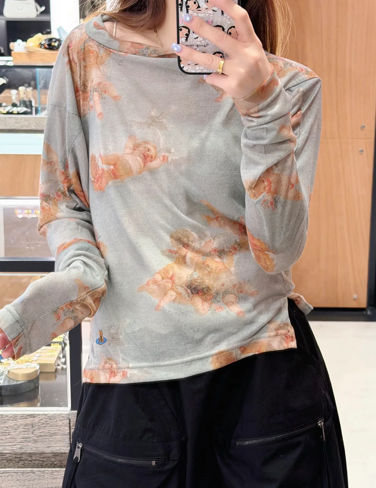 Лонгсливы Женские Vivienne Westwood 16980782