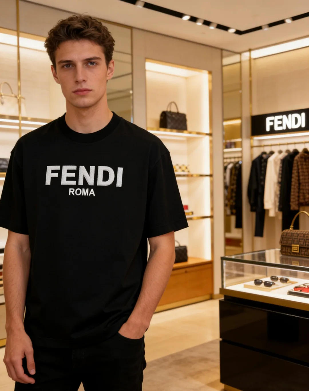 Футболки Мужские Fendi 13442036